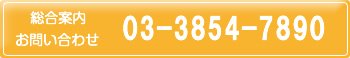 総合案内お問い合わせ03-3854-7890